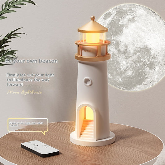 Human Body Induction Atmosphere Moonlight Lighthouse Table Lamp