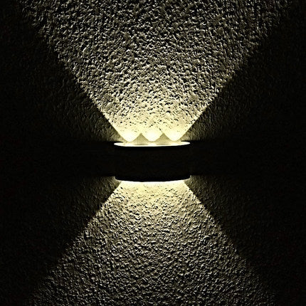 Outdoor Wall Light Led Super Bright Waterproof Double Head Bedroom Headboard Living Room Corridor Telescope