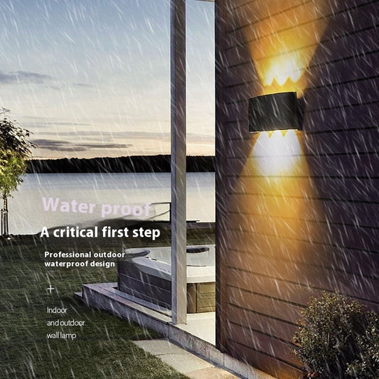 Outdoor Wall Light Led Super Bright Waterproof Double Head Bedroom Headboard Living Room Corridor Telescope