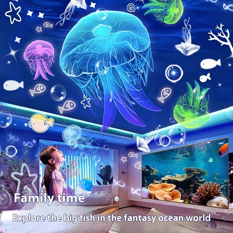 Dream Starry Sky Music Box Birthday Gift Crown Starry Sky Projection Lamp