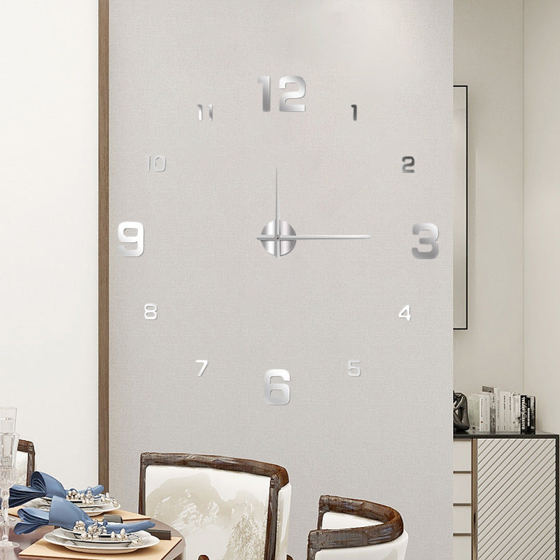 Acrylic Mute Large DIY Wall Clock
